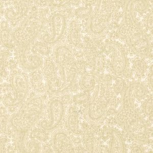 Henry Glass & Co Baroque Wide Paisley Cream Fabric