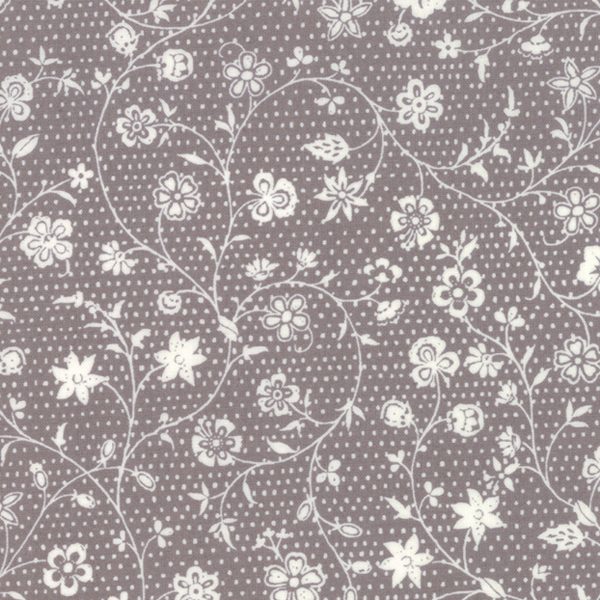 French General Fleur de Noel French Grey 13843 16 Moda