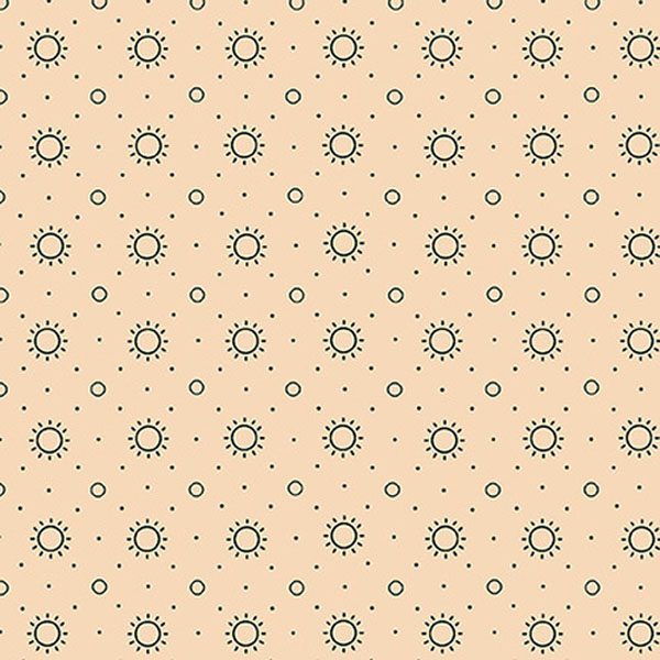 Blush and Blue by Kim Diehl for Henry Glass & Co 1963-7 Cream 4706 011