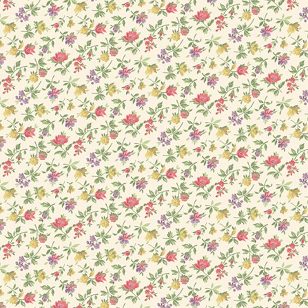 Marcus Fabrics Studio 37 Laura Berringer Collectable Calicos Rose 0873-0167