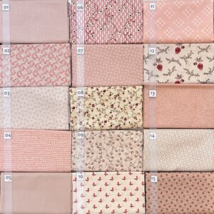 02A Roze serie Quiltstof Patchworkstof