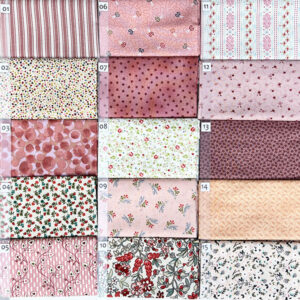 02B Roze serie Quiltstof Patchworkstof