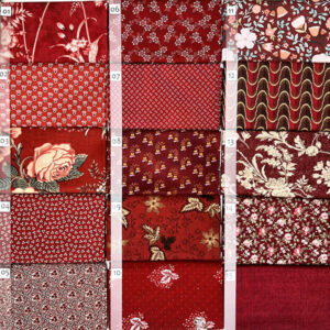 05C Rood serie Quiltstof Patchworkstof