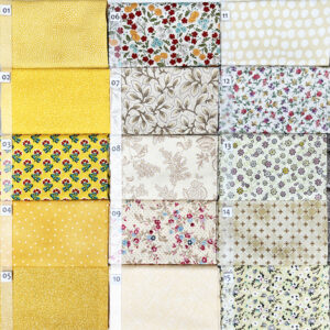 12A Zand Geel serie Quiltstof Patchworkstof