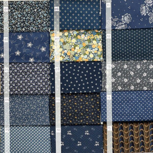 17B Blauw serie Quiltstof Patchworkstof