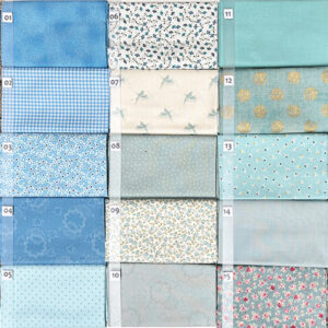 18B Mint Groen serie Quiltstof Patchworkstof