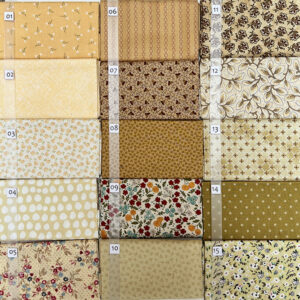 12B Geel serie Quiltstof Patchworkstof