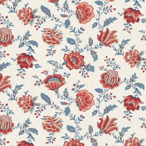 Marcus Fabrics Laura Berringer Bristol Belle Jacobean 0985 0142 Cream