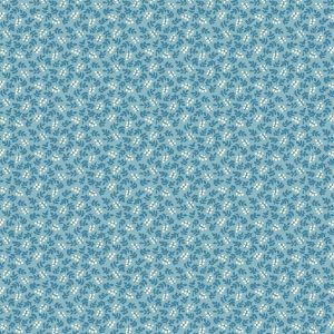 Windham Fabrics Petite Perennials Sweet Leaf Lancaster Blue 52535-2