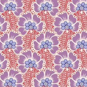 Tilda Cotton Beach Ocean Flower Coral 100325