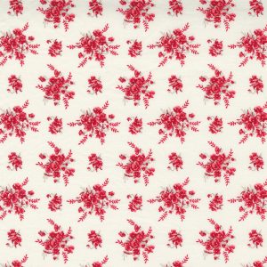 Moda Bunny Hill Designs Prairie Days Milk White Red 2992 13