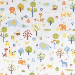 Cosmo Textile Animals SP2200-5C Quiltstof Patchworkstof