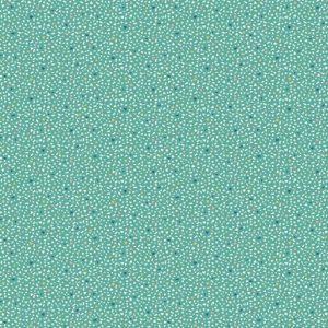 Amelia 2514/T Amelia Sprinkles Turquoise Quiltstof