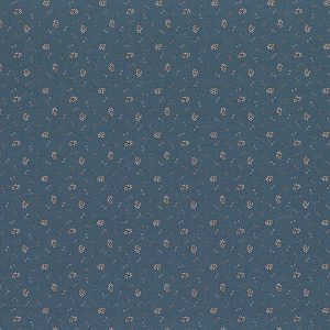 Marcus Fabrics Pam Buda Old Blue Calicos Litle Buds Blue R170207