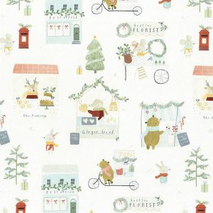 Dear Stella Deck the Halls White Festive market D2221