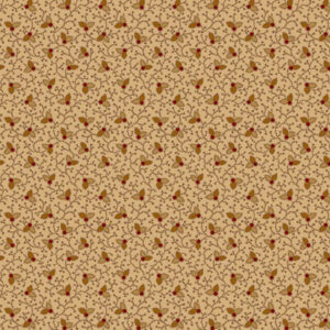 Marcus Fabrics Pam Buda Butternut and Peppercorn R170525 Tan