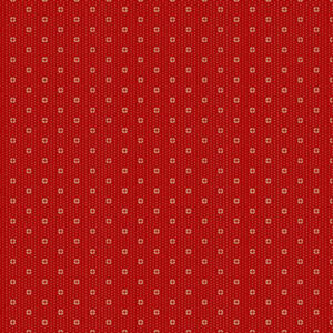 Marcus Fabrics Paula Barnes Villa Flora Dainty Dots R220484 Red