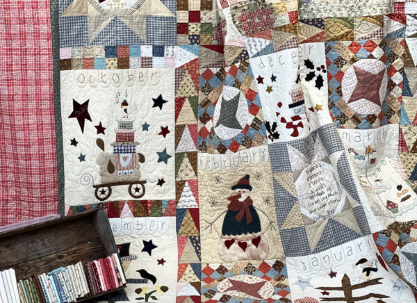 Het leuke patroon Seizoen der Lapjes van Quilt it & Dotty is weer binnen! Ook zin deze superleuke quilt te maken? Je vindt het patroon in onze webshop (klik). Maar je kunt ook naar Eemnes komen en deze prachtige quilt in het echt bewonderen!