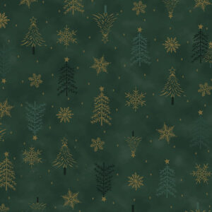 Stoffabrics Frosty Snowflake MCS 23-06 4590-803 Green