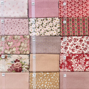 02C Roze serie Quiltstof Patchworkstof