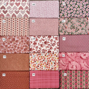 02C Roze serie Quiltstof Patchworkstof