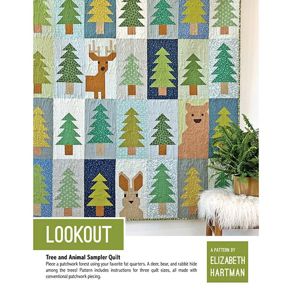 Elizabeth Hartman Lookout Tree and Sampler Quilt