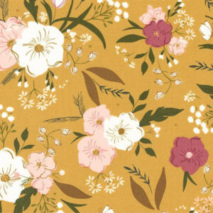 Moda Sweetfire Road Evermore Honey Woodland Bouquet Florals 43150 13