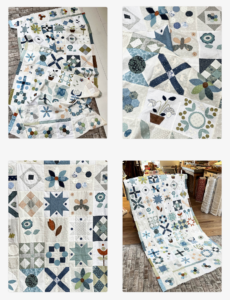 Eefje heeft haar Stonefields Quilt doormidden geknipt. En er nieuwe randjes aangezet. Nu heeft ze zometeen op de logeerbedden van de kleinkinderen ineens leuke quilts liggen! Wat een supergoed plan! We zochten mooie backings uit bij deze quilts. Veel plezier bij het doorquilten Eefje!