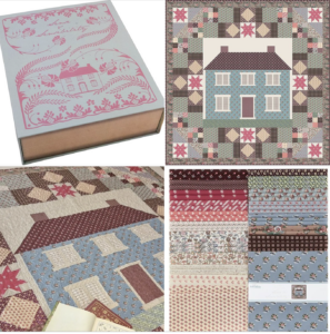 Het witte busje bracht vandaag een grote doos vol met patronen, vilt, backings en dit mooie Jane Austen Barton Cottage complete quiltpakket. Met de originele stofjes! Wat een leuke quilt is dit... Hij staat in de webshop onder het kopje 'Quiltpakket' (klik)