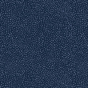 Free Spirit Morris and Co Kelmscott Seaweed Dot Navy PWWM008