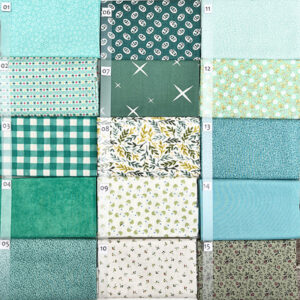 16C Groen serie Quiltstof Patchworkstof