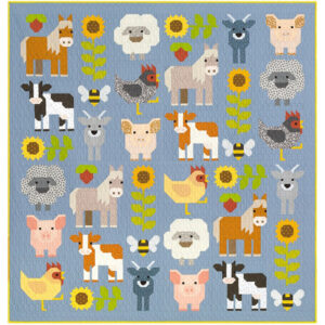 Elizabeth Hartman Fab Farm Dieren Quilt