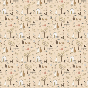 Windham Fabrics L'atelier Perdu Petite Jeanne 53942-4 Prairie Walk Blush 2512-427