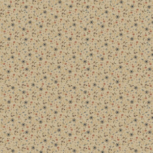 Windham Fabrics L'atelier Perdu Petite Jeanne 53943-3 Wild Flowers Taupe 2512-429