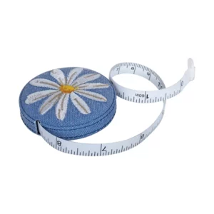 Hobby Gift Denim Daisies Retractable Tape Measure TK23E\649