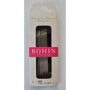 Bohin Straw Milliners 3 naalden