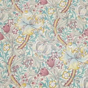 Free Spirit William Morris Standen PWWM028 Golden Lily Dusk