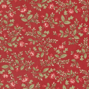 Moda 3 Sisters A Christmas Carol Crimson 44358 13 Silent Night Small Floral