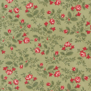 Moda 3 Sisters A Christmas Carol Sage 44358 14 Silent Night Small Floral