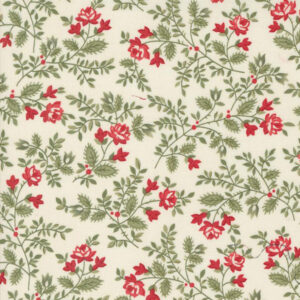 Moda 3 Sisters A Christmas Carol Snowflake 44358 11 Silent Night Small Floral