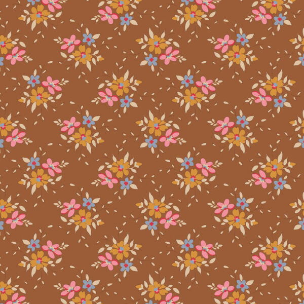 Tilda Fabrics Creating Memories Autumn Thanksgiving Halloween 130143 Frida Brown