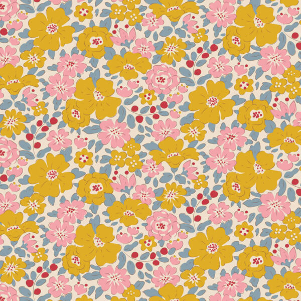 Tilda Fabrics Creating Memories Spring and Easter Pastels 130122 Harper Yellow