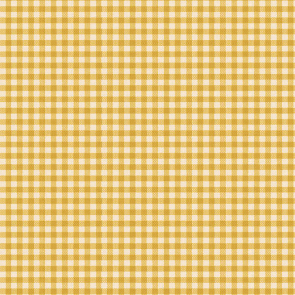 Tilda Fabrics Creating Memories Spring and Easter Pastels 160065 Gingham Yellow