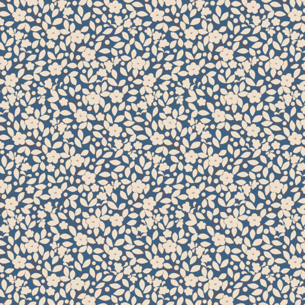 Tilda Fabrics Creating Memories Summer and Ocean Blues 130126 Avery Blue