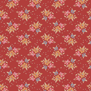 Tilda Fabrics Creating Memories Winter Reds and Greens 130150 Frida Red