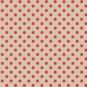 Tilda Fabrics Creating Memories Winter Reds and Greens 160085 Polkadot Red