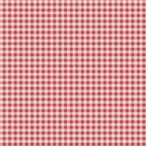 Tilda Fabrics Creating Memories Winter Reds and Greens 160087 Gingham Red