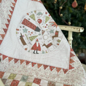 Henry Glass Anni Downs Down Tinsel Lane compleet kerstquilt pakket