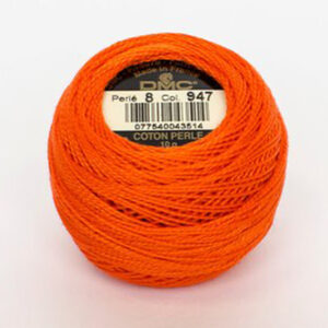 DMC Perlé 11608 -947 Sunset Orange Big Stitch Quiltgaren