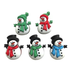 Buttons Galore and More Tiny Christmas Collection Jolly Snowmen